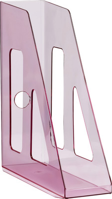 Лоток для бумаг Стамм Актив / ЛТВ-31100 (розовый)