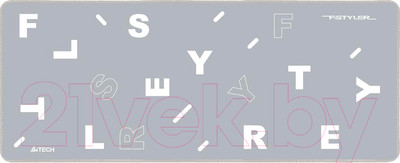 Коврик для мыши A4Tech FStyler FP75 (серый/белый)