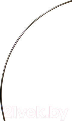 Карниз для ванны No Brand 1.10x1.70 Парус (хром, цельнометаллический)