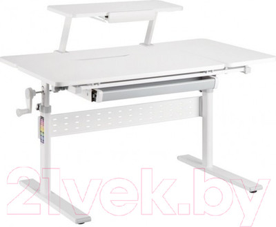 Парта Растущая мебель Smart 100 Е603 с полкой E611 и накладкой E511