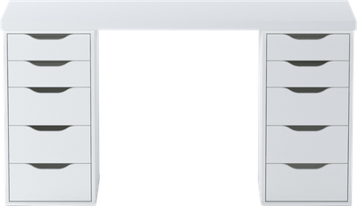 Письменный стол Mio Tesoro Ингар 2/55 (белый)