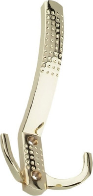 Крючок для одежды Trodos ZY-201A 3-рожковый сплав ЦАМ (золото)