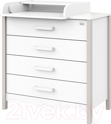 Комод Атон Felix (белый/кашемир)