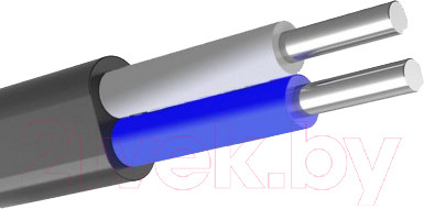 Кабель силовой БелРоскабель АВВГ-П 2x2.5 - 0.66 /200 (200м, бухта)