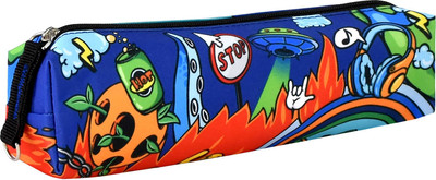 Пенал Феникс+ Урбан / 61907 (оранжевый/синий)