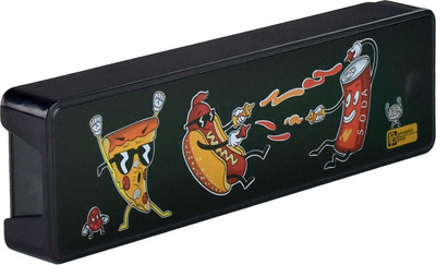 Пенал Феникс+ Фуд-файт / 61977 (черный)