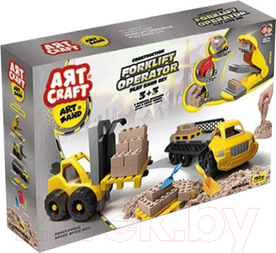 Набор для лепки Art Sand Супер стройка / 03744 (750г)