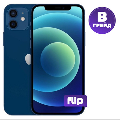 Смартфон восстановленный Apple iPhone 12 mini 256GB Flip Грейд B (синий)