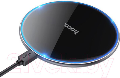 Зарядное устройство беспроводное Hoco CW6 (черный)
