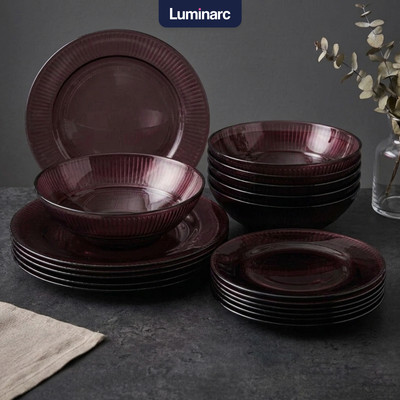 Набор тарелок Luminarc Луиз Лилак O0316 (18пр)