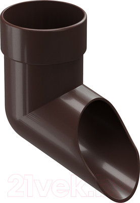 Слив трубы водосточной Docke Lux PVLN-1050 (шоколад)