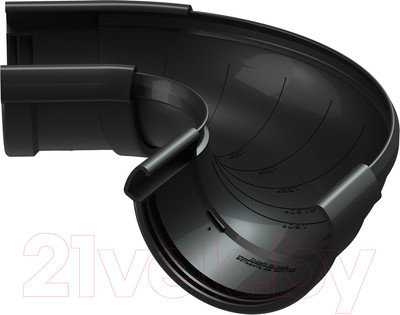 Угол желоба Docke Lux 60-160 Градусов PVLR-1245 (карбон)