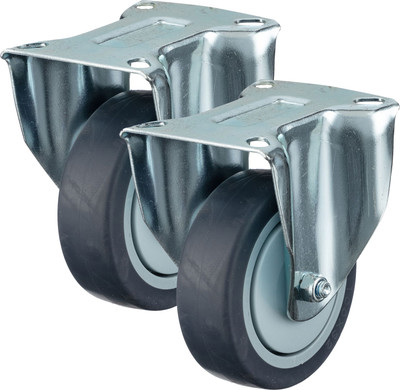 Комплект колес для тележки складской Стелла-техник N48100TPRFK2 (2шт)