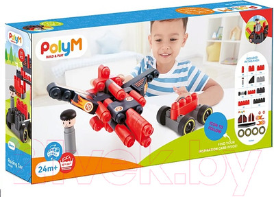 Конструктор PolyM Гоночный автомобиль / 760020_HP (31эл)