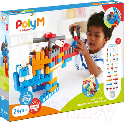 Конструктор PolyM Городской аэропорт / 760023_HP (142эл)