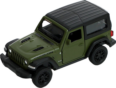 Масштабная модель автомобиля Автоград Jeep Wrangler / 9471866 (матовый зеленый)