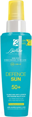 Спрей солнцезащитный BioNike Defence Sun 50+ No-Shine Face Fluid (50мл)
