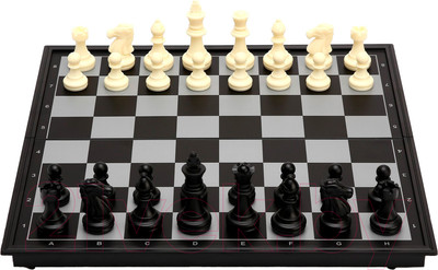 Набор настольных игр Sima-Land 3 в 1 Классика: шахматы, шашки, нарды, магнитная доска / 411298