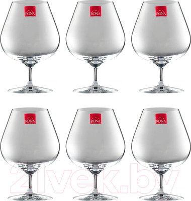 Набор бокалов Rona Brandy 53 7558/530 (6шт)