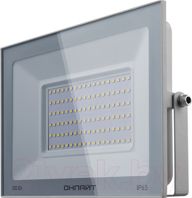 Прожектор Онлайт OFL-100-6K-WH-IP65-LED / 90140