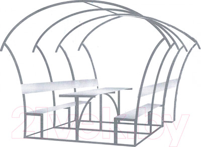 Каркас беседки Садовод Опти (3м)