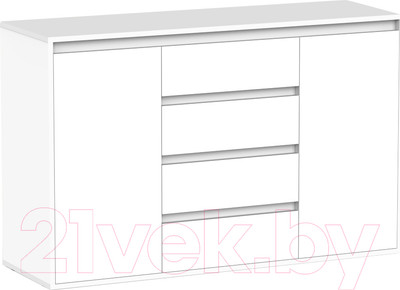 Тумба Интермебель Рио-5 Р-005 (белый)