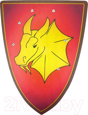 Щит игрушечный Древо Игр Треугольный Дракон / DI-S01