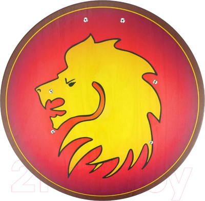 Щит игрушечный Древо Игр Круглый Голова льва / DI-S02