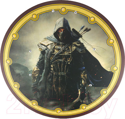 Щит игрушечный Древо Игр Круглый Воин в маске / DI-S09