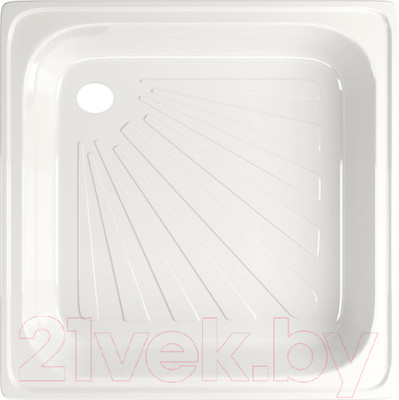 Душевой поддон No Brand Квадрат 0.8x0.8x0.14 d 50 (стальной)