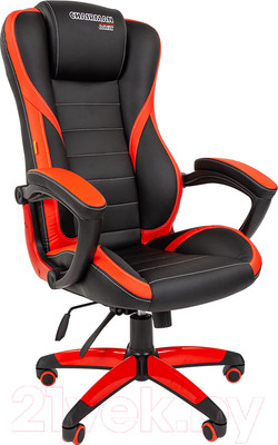 Кресло геймерское Chairman Game 22 (черный/красный)