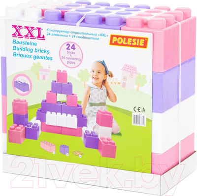 Конструктор Полесье Строительный XXL / 68057 (24эл)