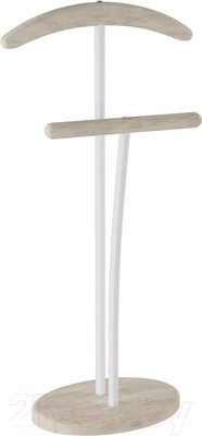 Стойка для одежды Калифорния мебель Напольная (дуб беленый/белый)