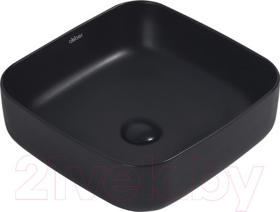 Умывальник Abber Rechteck AC2211MB (черный матовый)