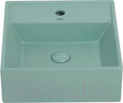 Умывальник Abber Rechteck AC2208MCG (светло-зеленый матовый)