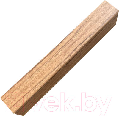 Рейка интерьерная Andlen Decor Г-190 МДФ НФ Акация (2800x28x40мм)