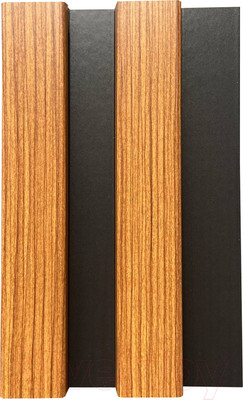 Реечная панель Andlen Decor ПН-37 МДФ Мокка (2800x123x19мм)