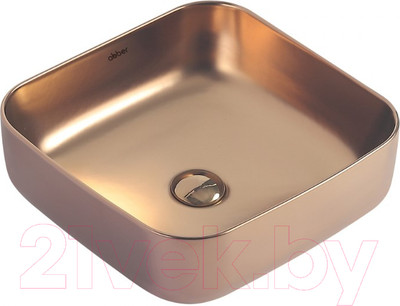 Умывальник Abber Rechteck AC2211MRG (розовое золото матовый)