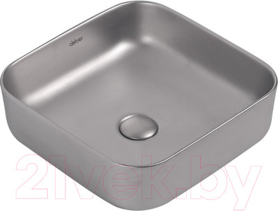 Умывальник Abber Rechteck AC2211MS (серебро матовый)