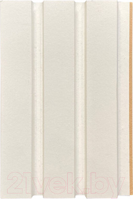 Реечная панель Andlen Decor ПН-43 МДФ Белабел (2800x123x12мм)