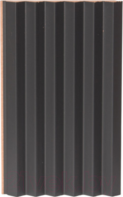 Реечная панель Andlen Decor ПН-40 МДФ Графит (2800x123x16мм)