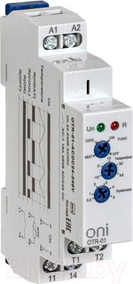 Реле температуры ONI OTR-01-ACDC24-240V