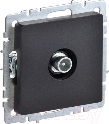 Розетка IEK Brite BR-A10-P-K02 (черный)