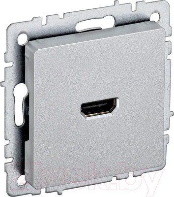 Розетка IEK Brite BR-H10-K47 (алюминий)