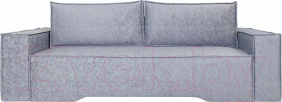 Диван KRONES Цезарь 4 Lux (велюр серый)