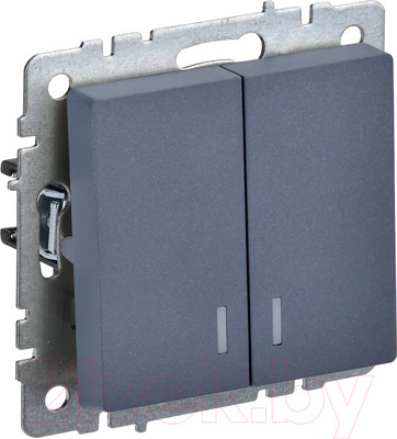 Выключатель IEK Brite BR-V20-1-10-K35 (маренго)