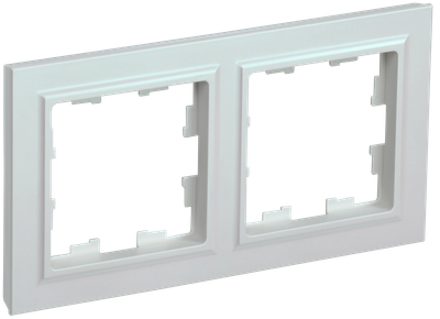 Рамка для выключателей и розеток IEK Brite BR-M22-K36 (жемчуг)