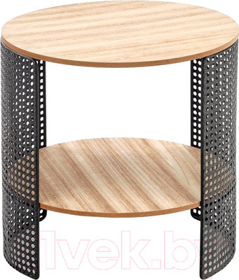 Журнальный столик Halmar Trafica 41/41 (натуральный/черный)