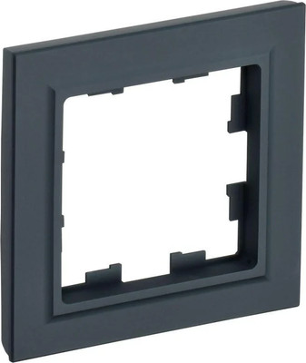 Рамка для выключателей и розеток IEK Brite BR-M12-K53 (графит)
