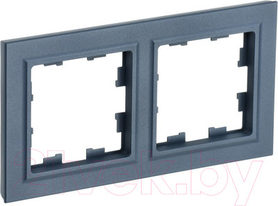 Рамка для выключателей и розеток IEK Brite BR-M22-K35 (маренго)